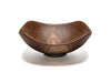 Large Echo (square) Salad Wooden Bowl in walnut