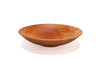 large wooden bowl in the shadow style and in cherry wood