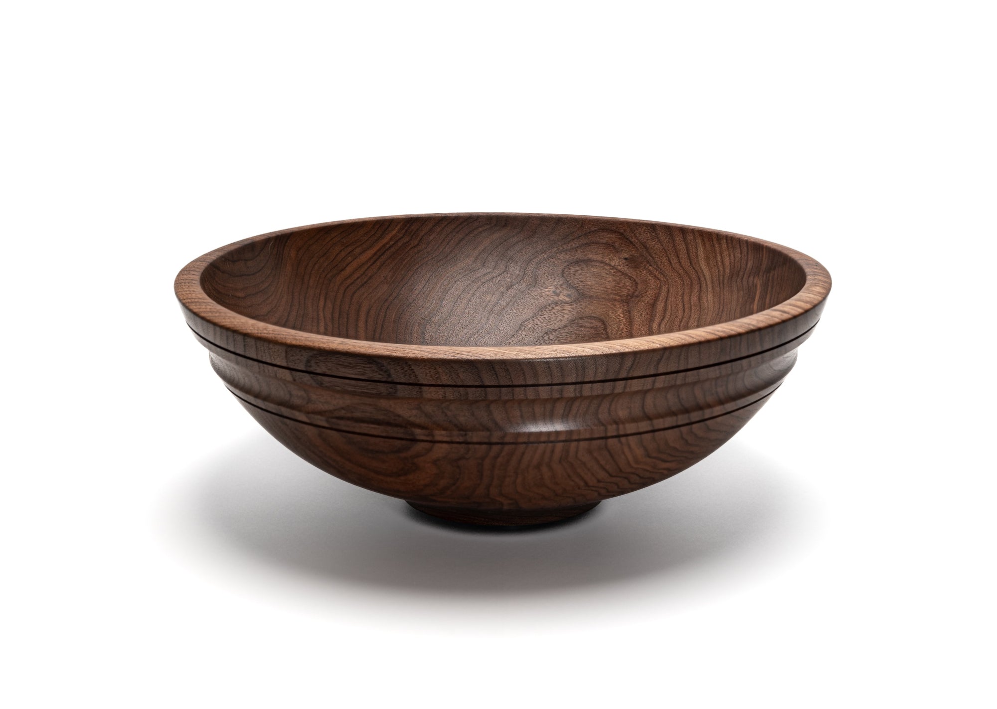 Large Willoughby (round with ridge) Wooden Bowl | Andrew Pearce Bowls