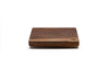 Small single square edge cutting board in cherry
