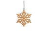 Wooden Snowflake Ornaments