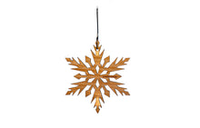  Wooden Snowflake Ornament in cherry named Northstar
