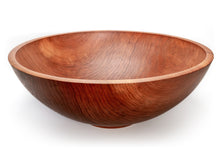  24 inch wooden bowl in cherry