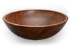 24 inch wooden bowl in walnut