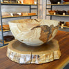 large burl art wooden bowl