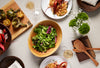 Wood Salad Servers for Medium Cherry Bowls