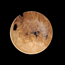  Wooden Burl Bowl Art Flame of the forest top view