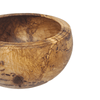 Wooden Burl Bowl Art Eye of the Storm close view