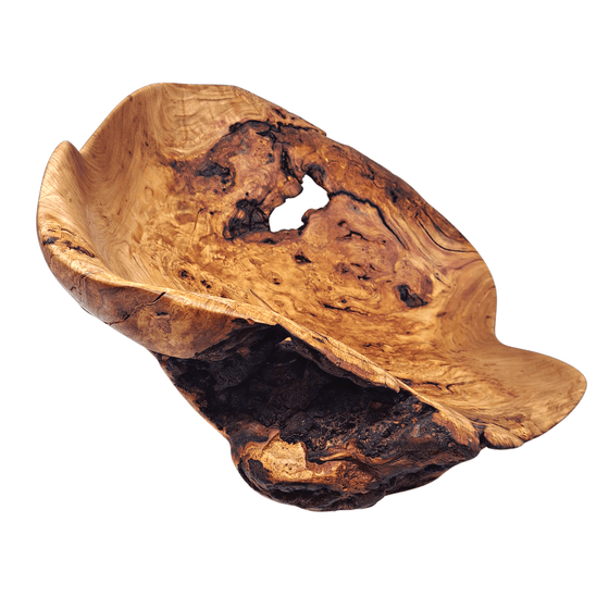 Crooked Creek burl Bowl side view