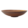 extra large wooden bowl in cherry