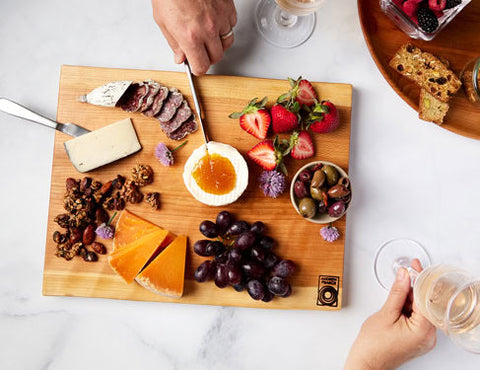 cheese trays and presentation boards