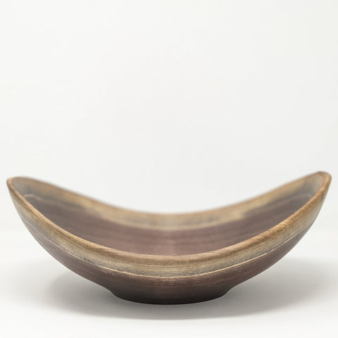 handmade wood bowl with a live edge