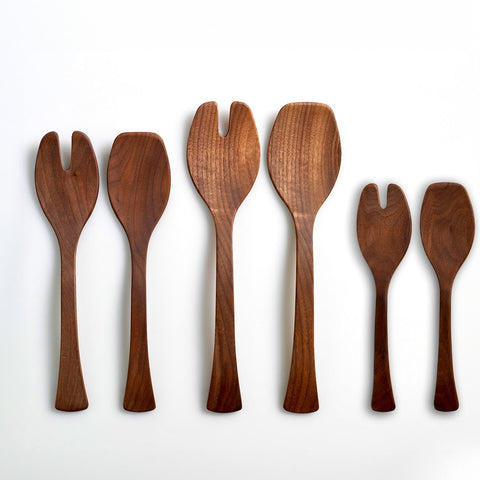 wood salad servers