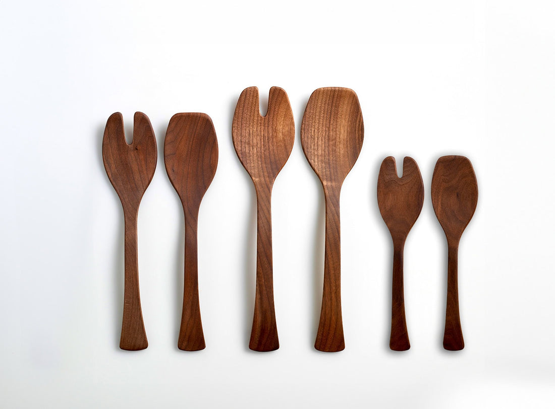  wood salad servers