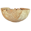 Huge ash burl wood bowl with live edge