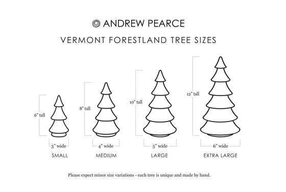 Wooden Tree sizes