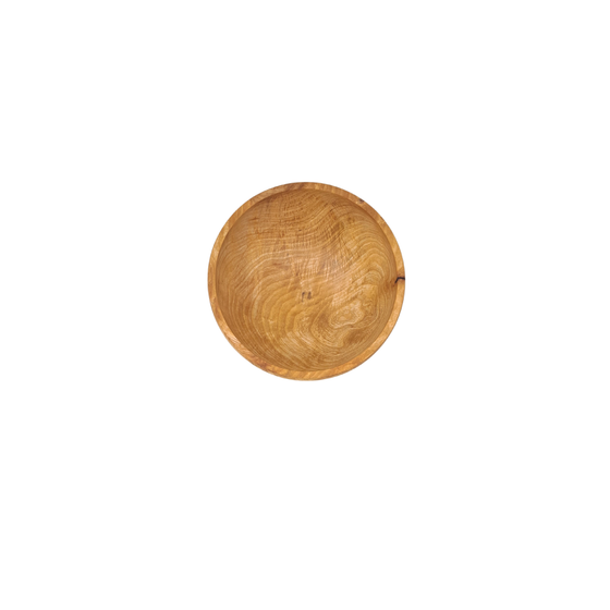 Golden Bell Burl Art Bowl top view