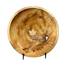  Ash Burl Bowl with Maple Inlay