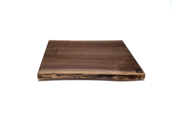 Large Double Live Edge Wood Cutting Board