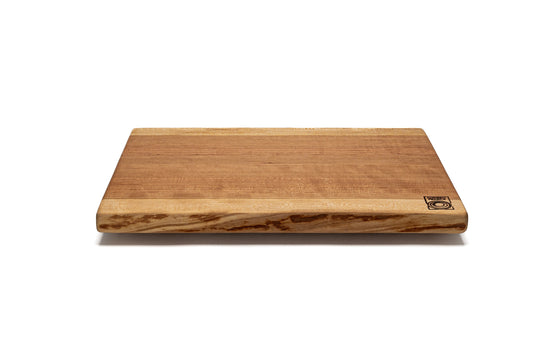 Medium Double Live Edge Wood Cutting Board