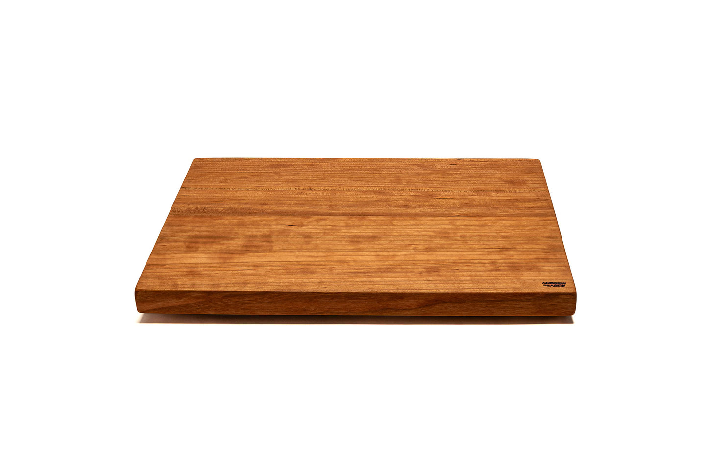 medium double square edge cutting board in Cherry