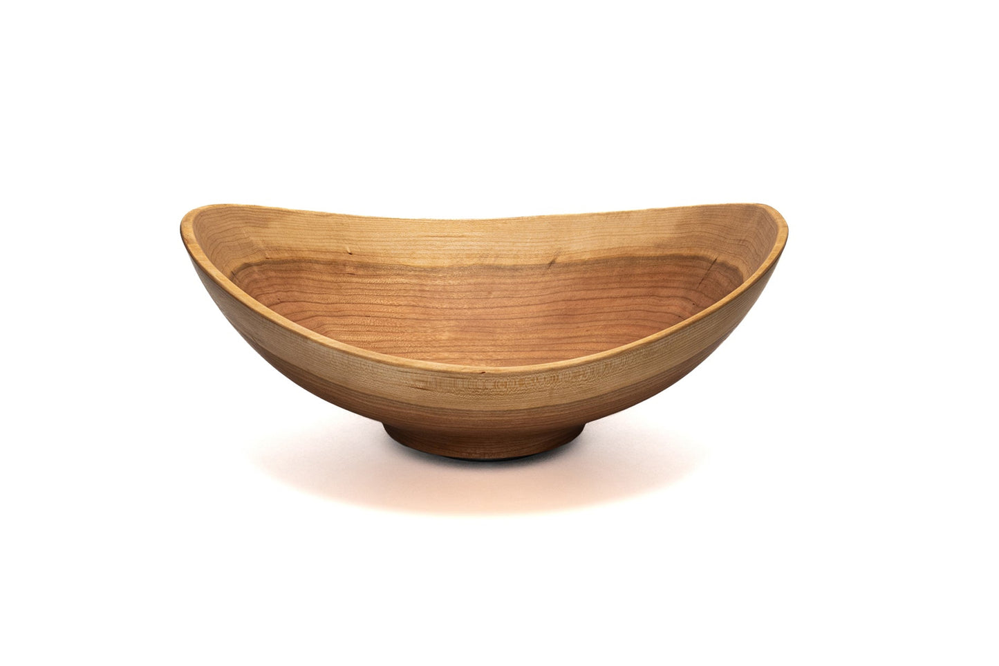 Medium Live Edge (oval) Wooden Bowl in cherry