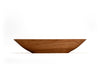 Notch Dough Bowl in cherry side view