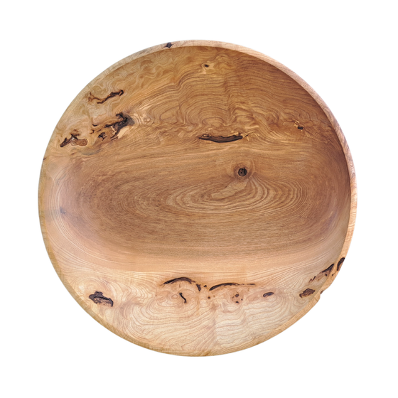 Oasis Crater Burl Art Wooden Bowl top