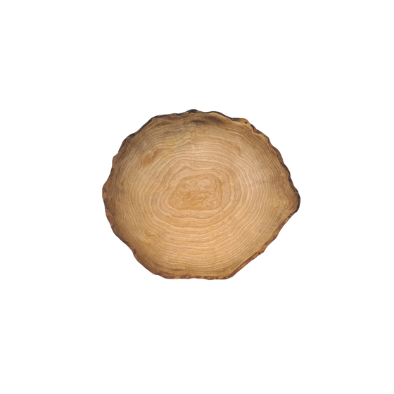 Snowden Peak Burl Art Bowl top view