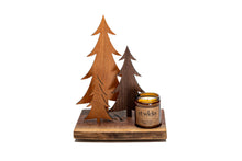  VT Woodland Tree-O with candle holder in walnut