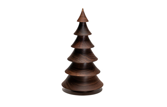 Wooden Tree for home decor hand turned walnut wood shown in the extra large size