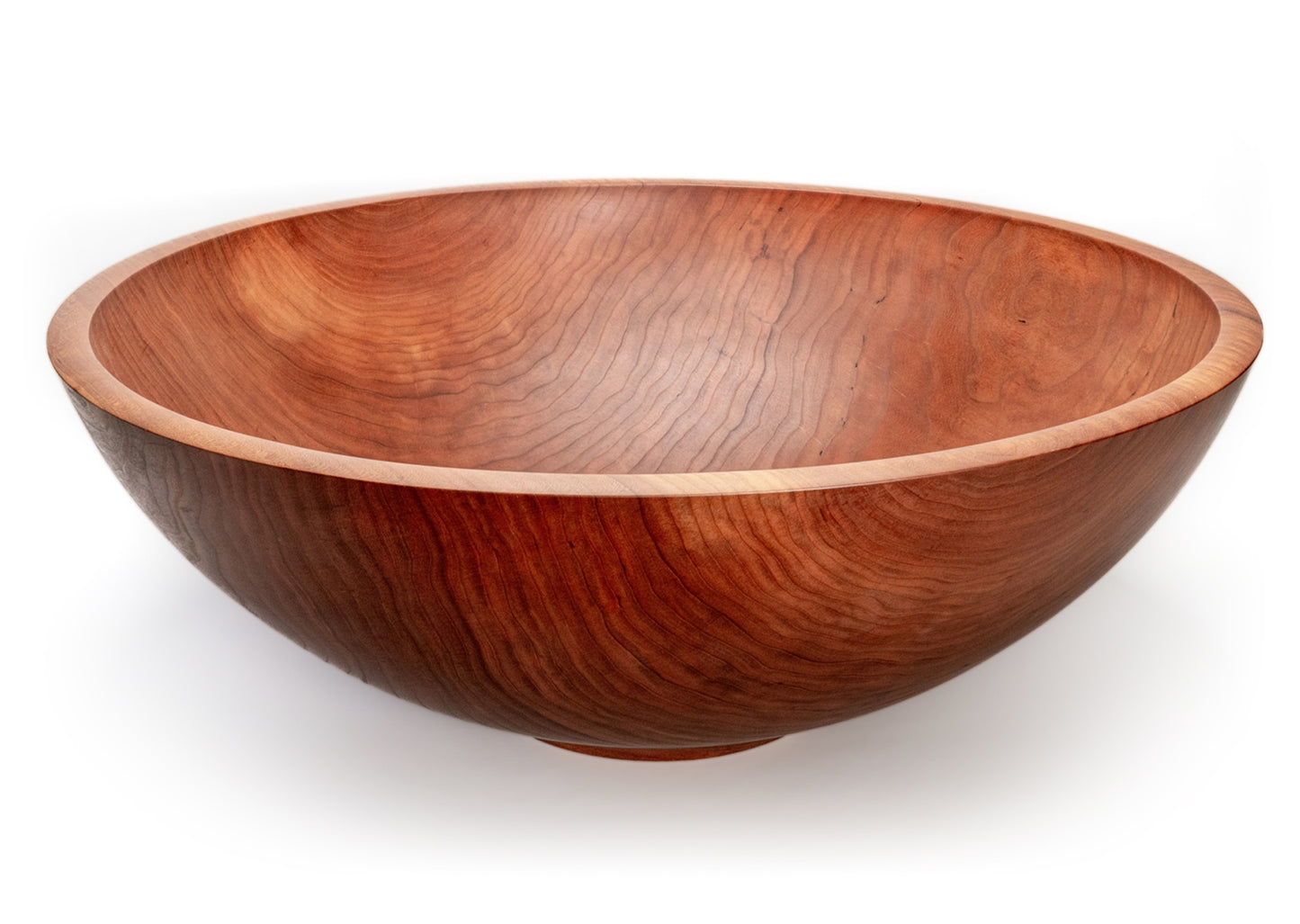 24 inch wooden bowl in cherry
