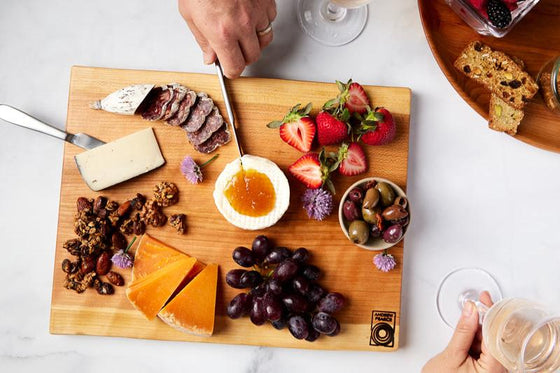 Medium Double Live Edge Wood Cutting Board