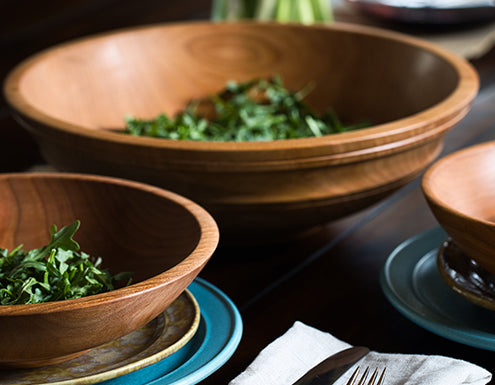 Hand-Turned Cherry Wooden Bowls by Andrew Pearce Bowls in Hartland VT