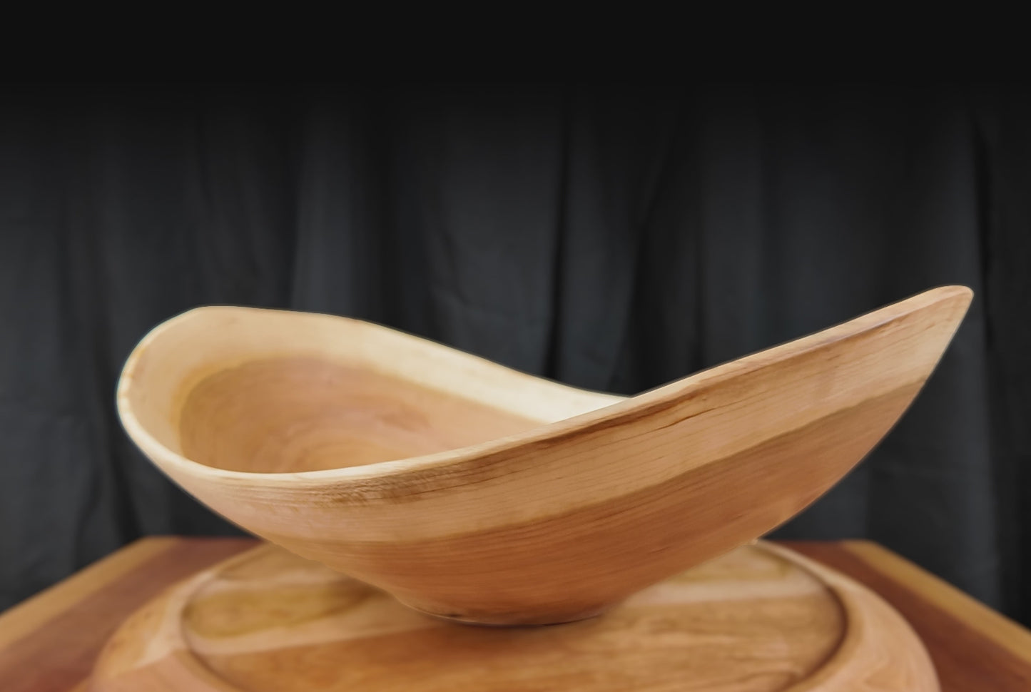 Large Cherry Live Edge Bowl