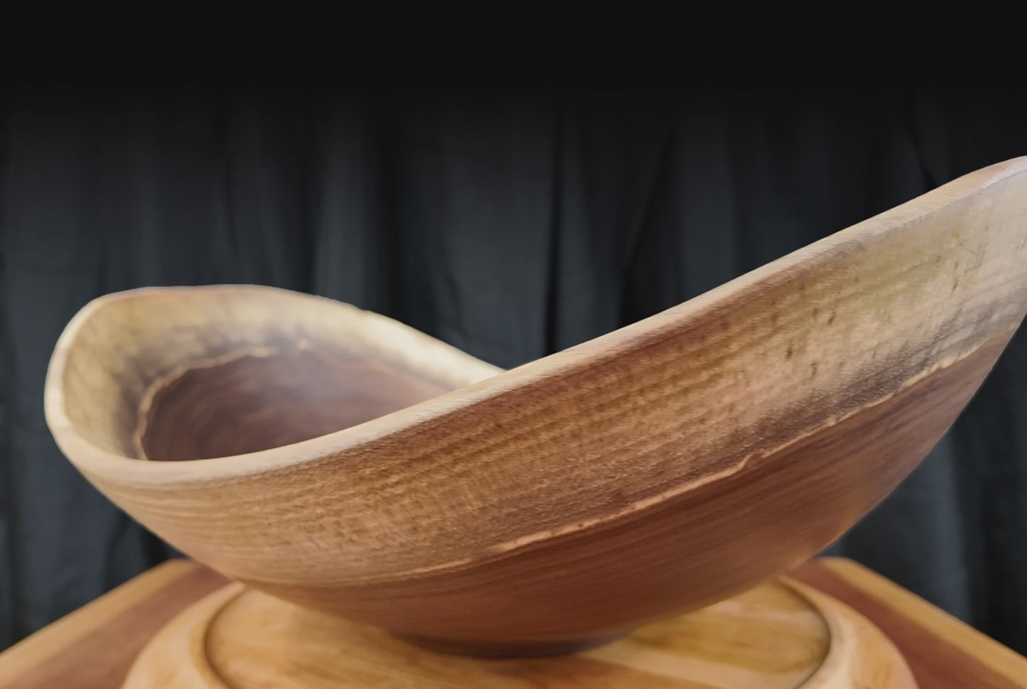 Extra Large Walnut Live Edge Bowl