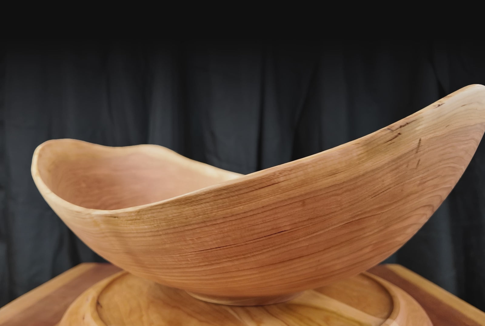 Extra Large Cherry Live Edge Bowl
