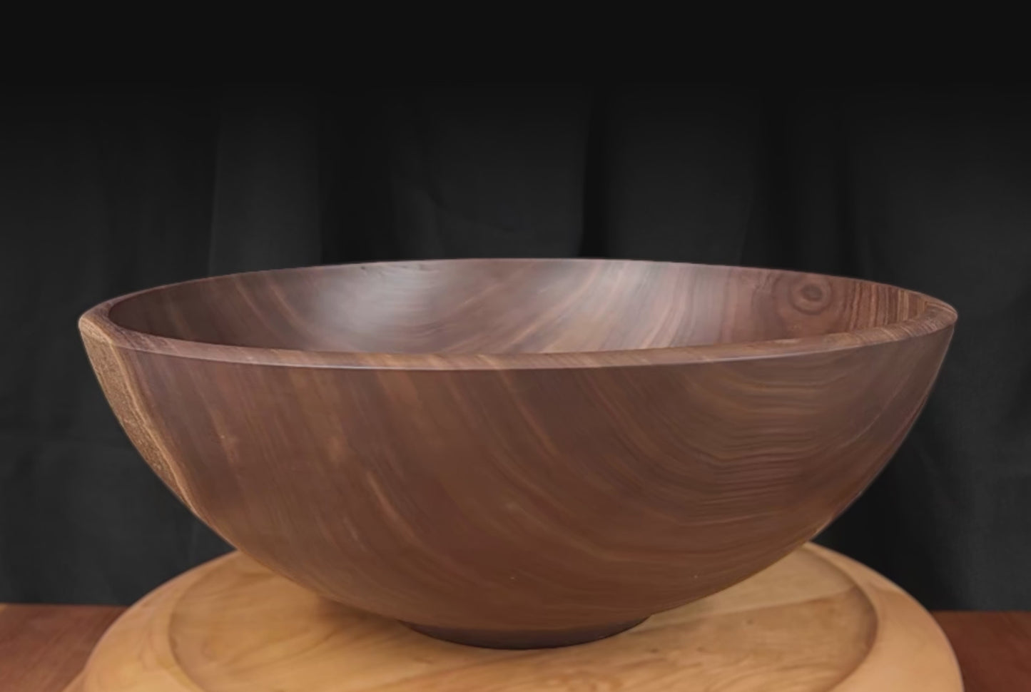 Large Walnut Champlain Bowl