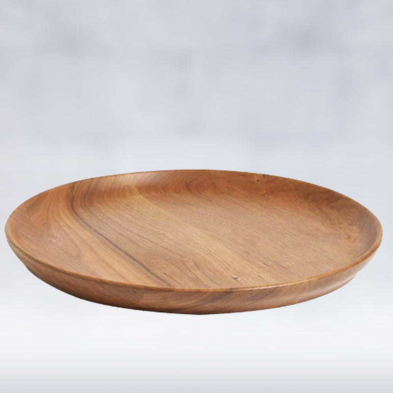 round serving platter in cherry by Andrew Pearce Bowls in Hartland VT