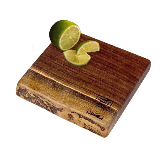 Small Single Live Edge "Citrus" Wood Cutting Board - Andrew Pearce Bowls | cherry