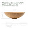 Champlain Style Classic Wooden Bowl
