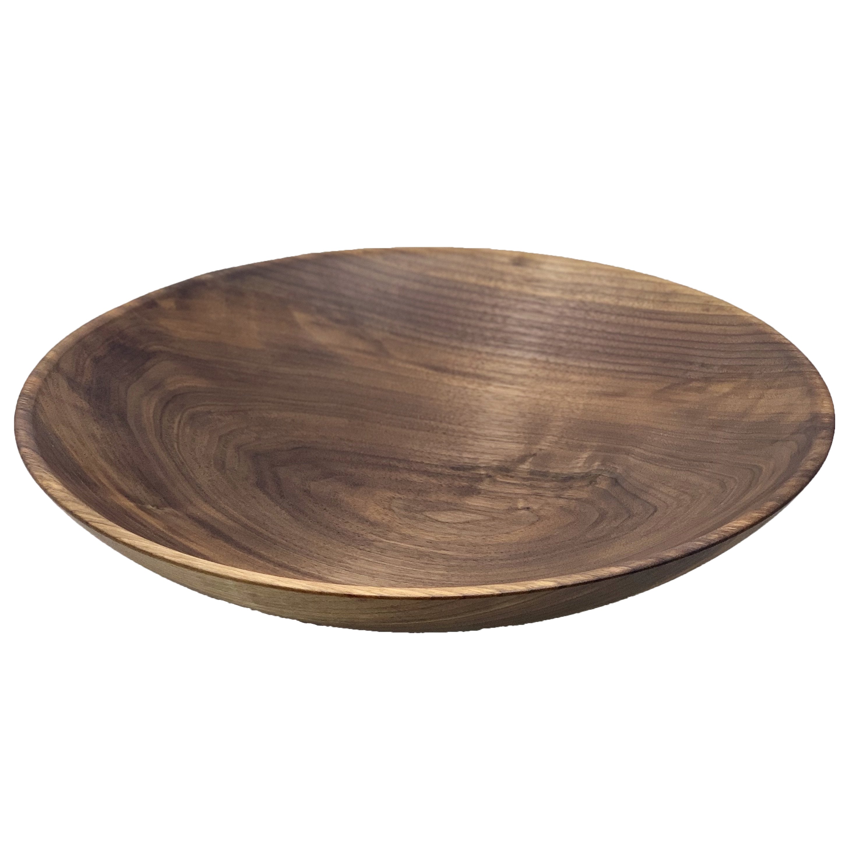 Hardwood Shadow Serving Dish: LIMITED EDITION - Andrew Pearce Bowls | walnut / x-large