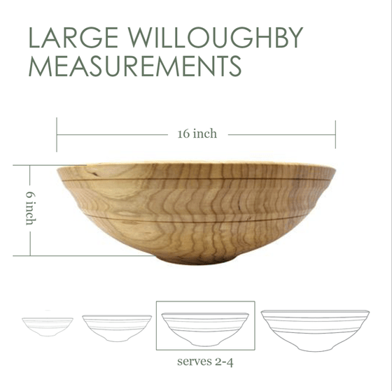 Seconds - Large Willoughby (round w/ ridge) Bowl
