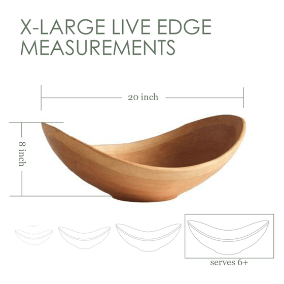 Seconds - X-Large Live Edge (oval) Bowl